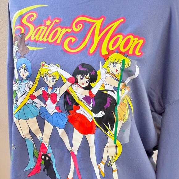 Sailor Moon NWOT Crew Neck Anime Manga Crew Neck Sweatshirt Medium - Picture 3 of 5